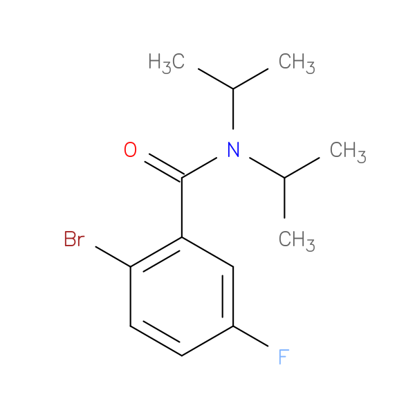 N, N-Diisopropyl 2-bromo-5-fluorobenzamide