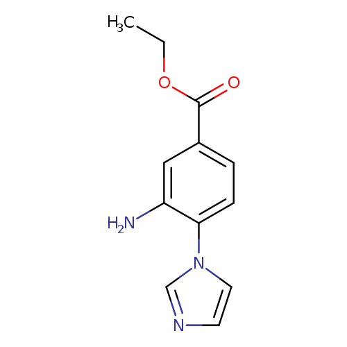 3-AMINO-4-IMIDAZOL-1-YL-BENZOIC ACID ETHYL ESTER