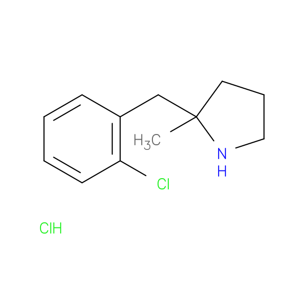 2-[(2-chlorophenyl)methyl]-2-methylpyrrolidine hydrochloride