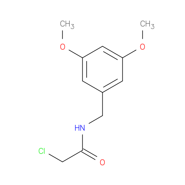 2-chloro-N-[(3,5-dimethoxyphenyl)methyl]acetamide