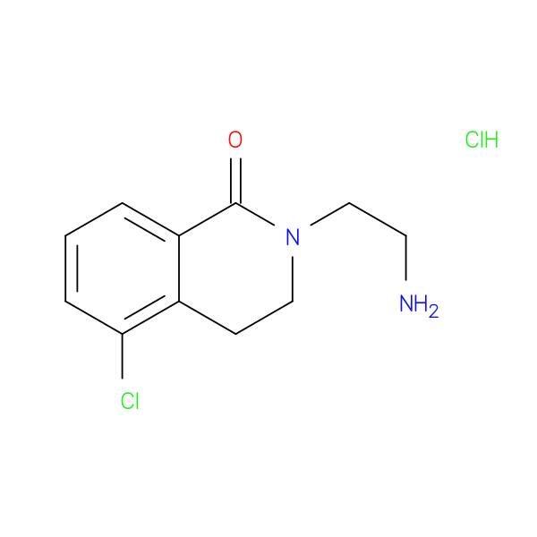 2-(2-aminoethyl)-5-chloro-1,2,3,4-tetrahydroisoquinolin-1-one hydrochloride