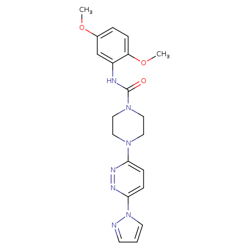 N-(2,5-dimethoxyphenyl)-4-[6-(1H-pyrazol-1-yl)pyridazin-3-yl]piperazine-1-carboxamide