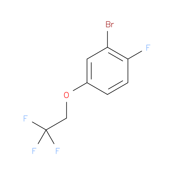 2-Bromo-1-fluoro-4-(2,2,2-trifluoroethoxy)benzene