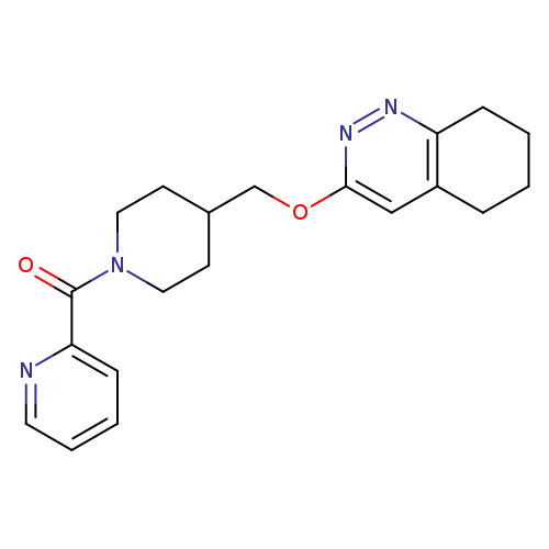 3-{[1-(pyridine-2-carbonyl)piperidin-4-yl]methoxy}-5,6,7,8-tetrahydrocinnoline