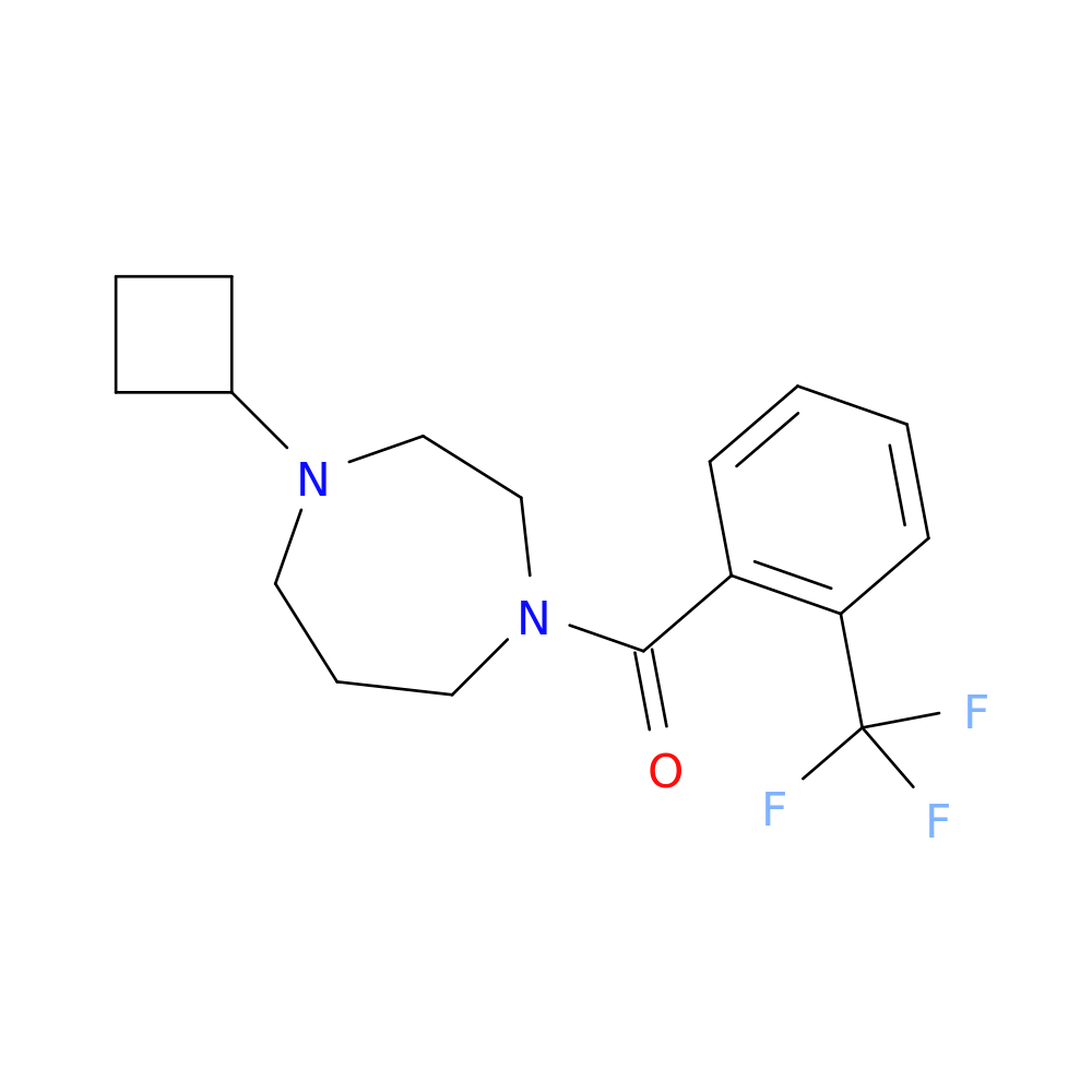 1-cyclobutyl-4-[2-(trifluoromethyl)benzoyl]-1,4-diazepane