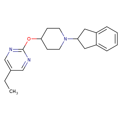 2-{[1-(2,3-dihydro-1H-inden-2-yl)piperidin-4-yl]oxy}-5-ethylpyrimidine