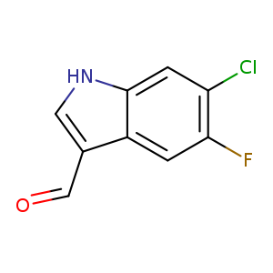 6-chloro-5-fluoro-1H-indole-3-carbaldehyde