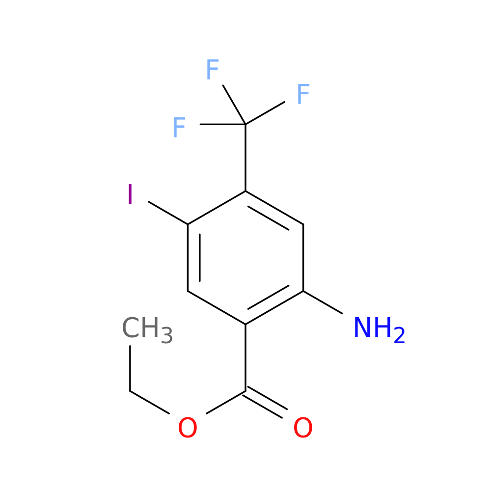 Ethyl 2-amino-5-iodo-4-(trifluoromethyl)benzoate