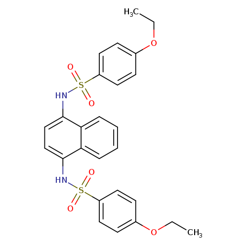 4-ethoxy-N-[4-(4-ethoxybenzenesulfonamido)naphthalen-1-yl]benzene-1-sulfonamide