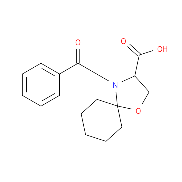 4-benzoyl-1-oxa-4-azaspiro[4.5]decane-3-carboxylic acid