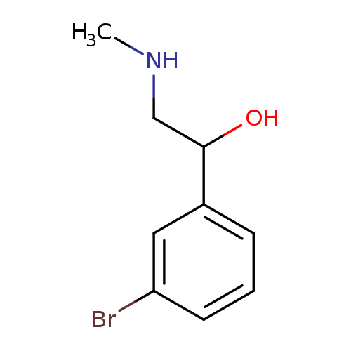 1-(3-bromophenyl)-2-(methylamino)ethan-1-ol