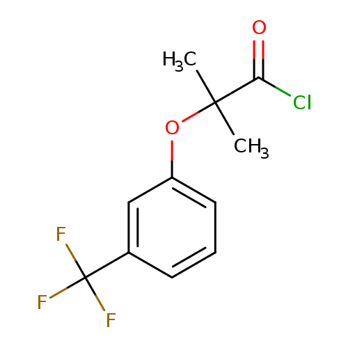 2-Methyl-2-[3-(trifluoromethyl)phenoxy]propanoyl chloride