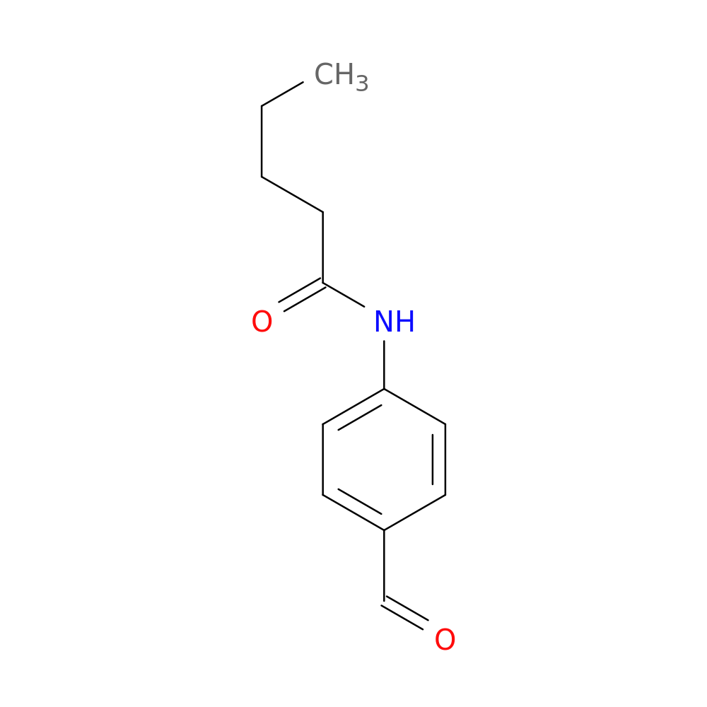 N-(4-formylphenyl)pentanamide