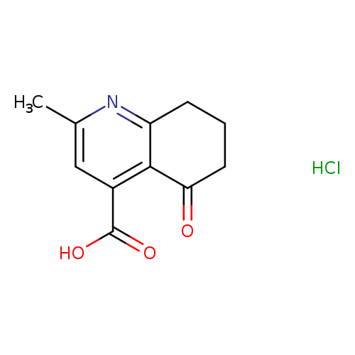 2-methyl-5-oxo-5,6,7,8-tetrahydroquinoline-4-carboxylic acid hydrochloride