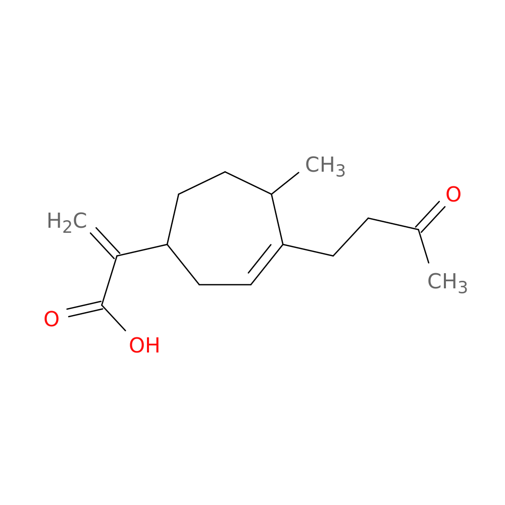 2-[(1R,5S)-5-methyl-4-(3-oxobutyl)cyclohept-3-en-1-yl]prop-2-enoic acid