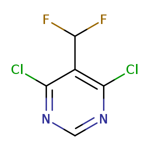 Pyrimidine, 4,6-dichloro-5-(difluoromethyl)-