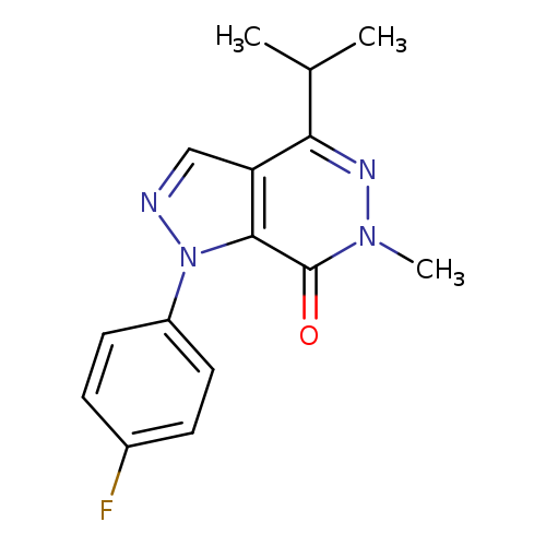1-(4-fluorophenyl)-6-methyl-4-(propan-2-yl)-1H,6H,7H-pyrazolo[3,4-d]pyridazin-7-one