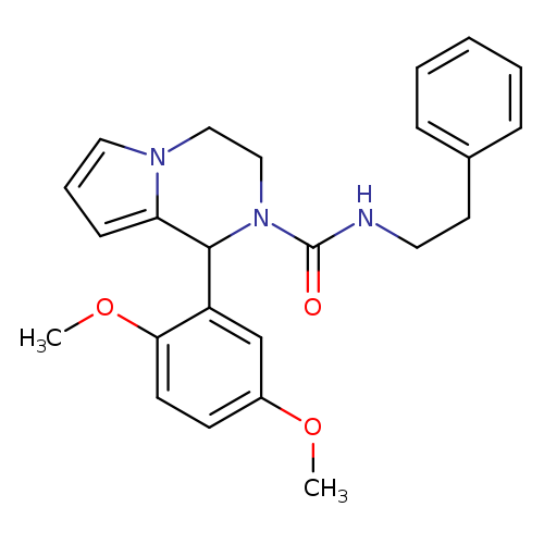 1-(2,5-dimethoxyphenyl)-N-(2-phenylethyl)-1H,2H,3H,4H-pyrrolo[1,2-a]pyrazine-2-carboxamide