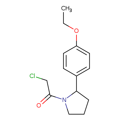 2-chloro-1-[2-(4-ethoxyphenyl)pyrrolidin-1-yl]ethan-1-one