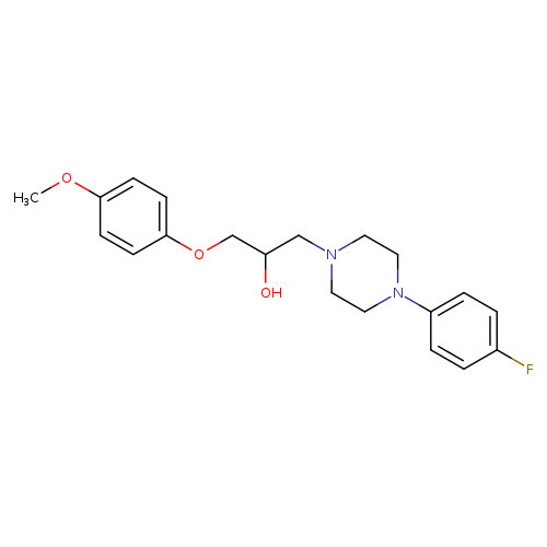 1-[4-(4-fluorophenyl)piperazin-1-yl]-3-(4-methoxyphenoxy)propan-2-ol