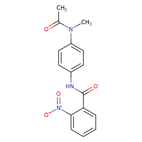 N-{4-[acetyl(methyl)amino]phenyl}-2-nitrobenzamide
