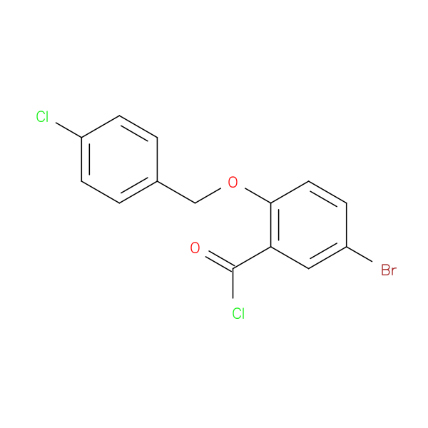 5-Bromo-2-[(4-chlorobenzyl)oxy]benzoyl chloride