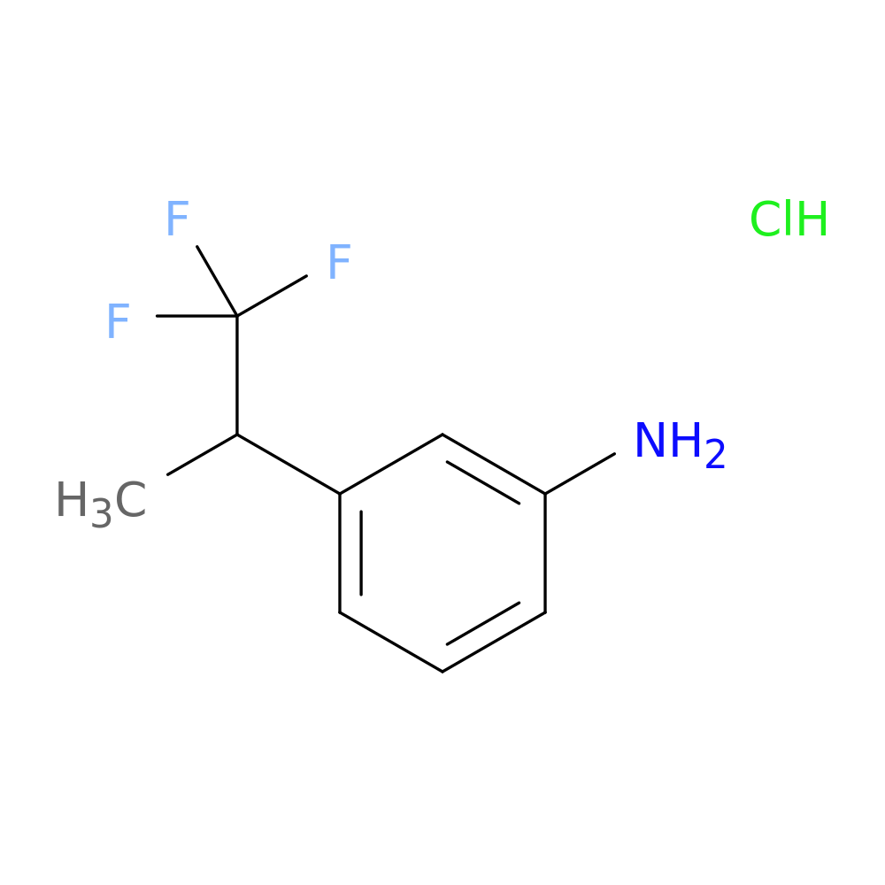 3-(1,1,1-trifluoropropan-2-yl)aniline hydrochloride
