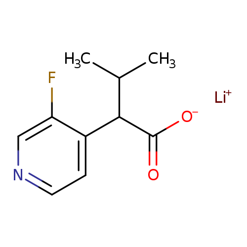 lithium(1+) 2-(3-fluoropyridin-4-yl)-3-methylbutanoate