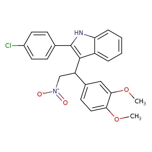 2-(4-chlorophenyl)-3-[1-(3,4-dimethoxyphenyl)-2-nitroethyl]-1H-indole
