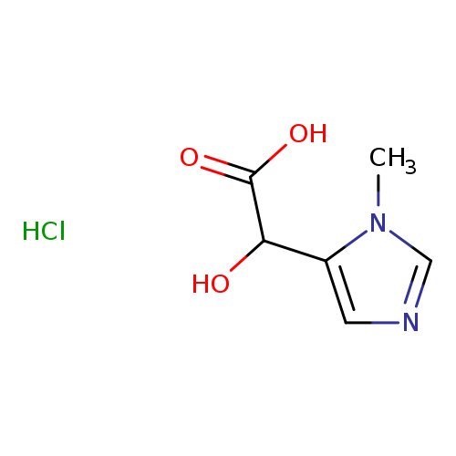 2-hydroxy-2-(1-methyl-1H-imidazol-5-yl)acetic acid hydrochloride