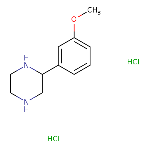 2-(3-methoxyphenyl)piperazine dihydrochloride