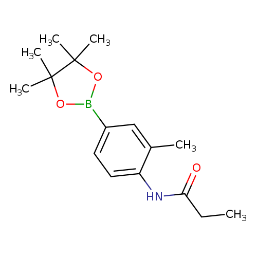 N-[2-methyl-4-(tetramethyl-1,3,2-dioxaborolan-2-yl)phenyl]propanamide