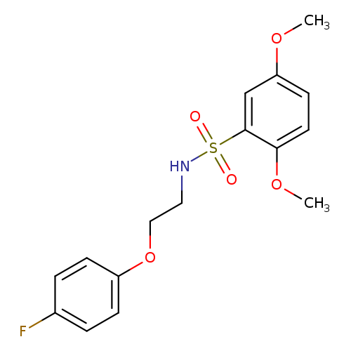N-[2-(4-fluorophenoxy)ethyl]-2,5-dimethoxybenzene-1-sulfonamide
