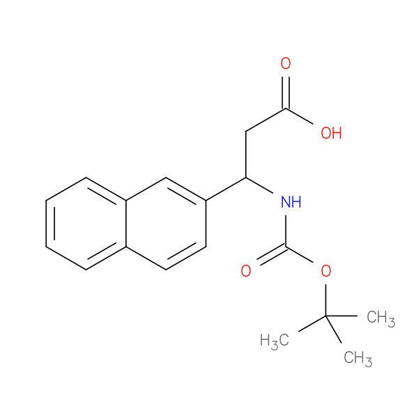 3-((tert-Butoxycarbonyl)amino)-3-(naphthalen-2-yl)propanoic acid