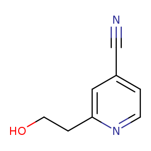 Isonicotinonitrile, 2-(2-hydroxyethyl)- (6CI)