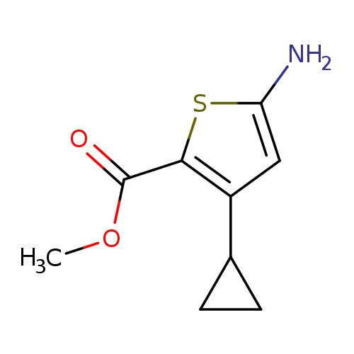 2-THIOPHENECARBOXYLIC ACID, 5-AMINO-3-CYCLOPROPYL-, METHYL ESTER