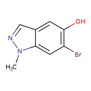 1H-Indazol-5-ol, 6-bromo-1-methyl-