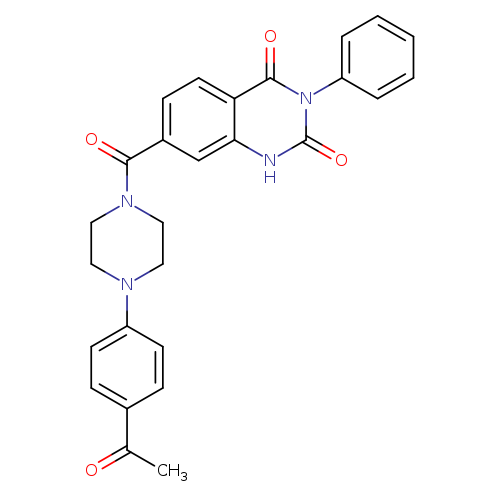 7-[4-(4-acetylphenyl)piperazine-1-carbonyl]-3-phenyl-1,2,3,4-tetrahydroquinazoline-2,4-dione
