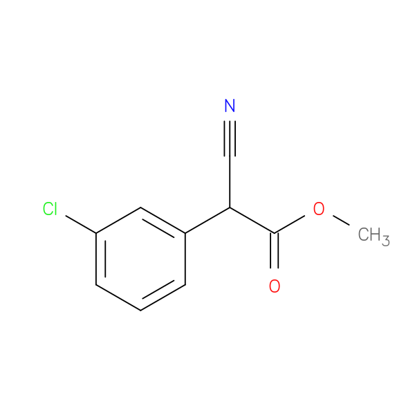 Methyl 2-(3-chlorophenyl)-2-cyanoacetate