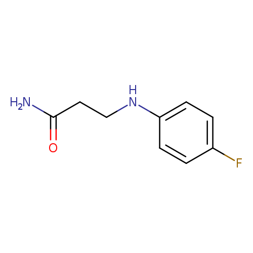 3-[(4-fluorophenyl)amino]propanamide