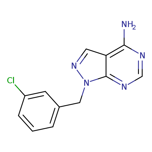 1-[(3-Chlorophenyl)methyl]-1h-pyrazolo[3,4-d]pyrimidin-4-amine