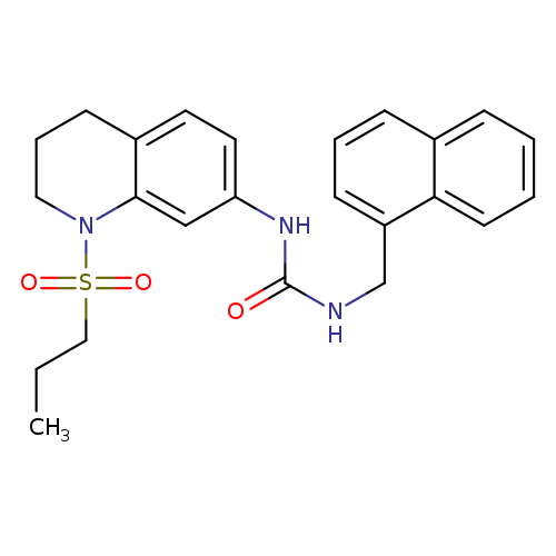 1-[(naphthalen-1-yl)methyl]-3-[1-(propane-1-sulfonyl)-1,2,3,4-tetrahydroquinolin-7-yl]urea