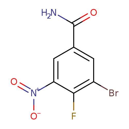3-Bromo-4-fluoro-5-nitrobenzamide