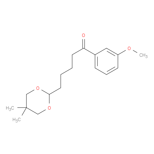 5-(5,5-Dimethyl-1,3-dioxan-2-yl)-3'-methoxyvalerophenone