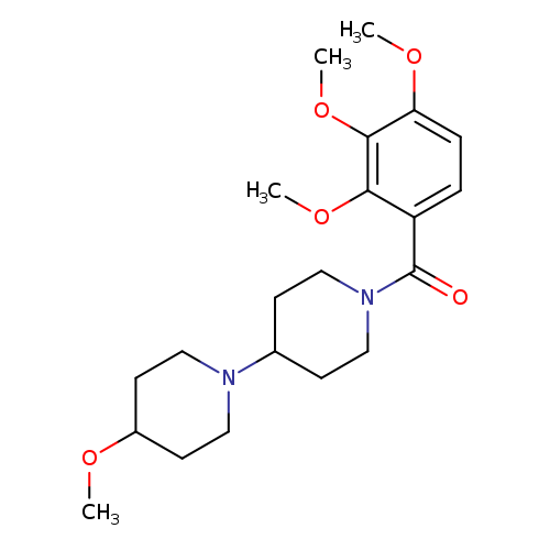 4-methoxy-1'-(2,3,4-trimethoxybenzoyl)-1,4'-bipiperidine