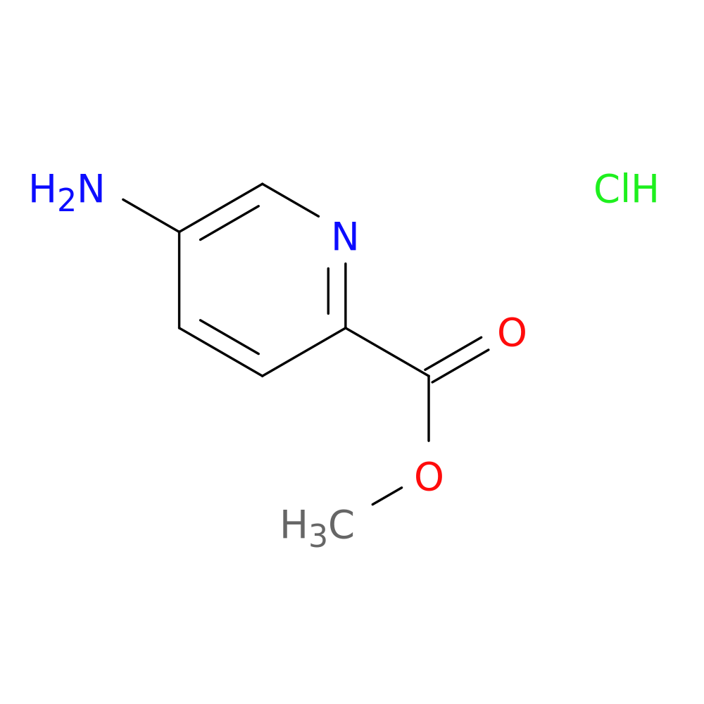 2-Pyridinecarboxylic acid, 5-amino-, methyl ester, hydrochloride (1:1)