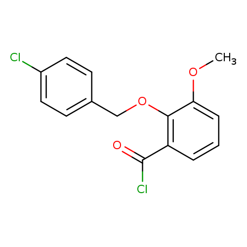2-[(4-Chlorobenzyl)oxy]-3-methoxybenzoyl chloride