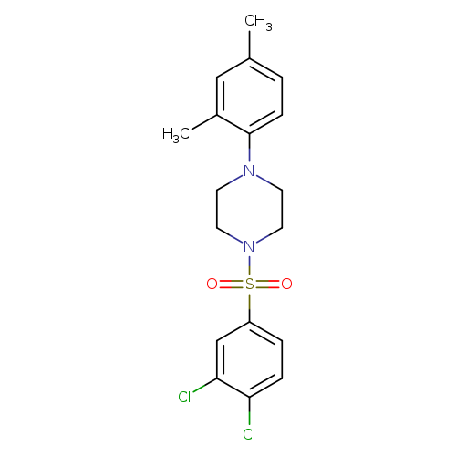 1-(3,4-dichlorobenzenesulfonyl)-4-(2,4-dimethylphenyl)piperazine