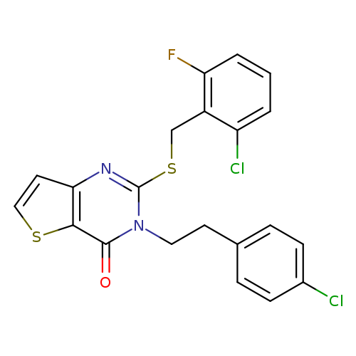 2-{[(2-chloro-6-fluorophenyl)methyl]sulfanyl}-3-[2-(4-chlorophenyl)ethyl]-3H,4H-thieno[3,2-d]pyrimidin-4-one