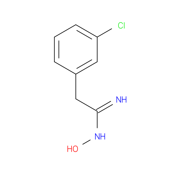 2-(3-chlorophenyl)-N'-hydroxyethanimidamide